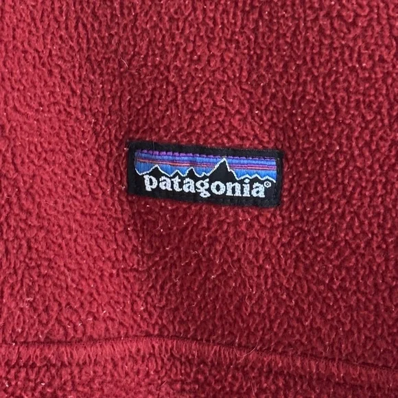 Patagonia Synchilla Pullover Half Zip Sweater Men’s Small Women’s Medium Orange - Picture 3 of 5